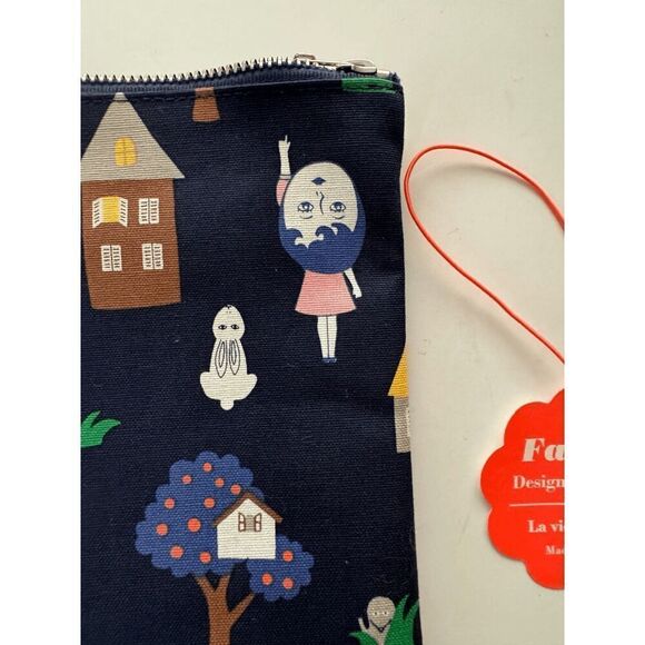Oh‎ La La Cheri x 1537 Korea Zippered Pouch Journal Planner Fabric Pattern - Picture 3 of 5